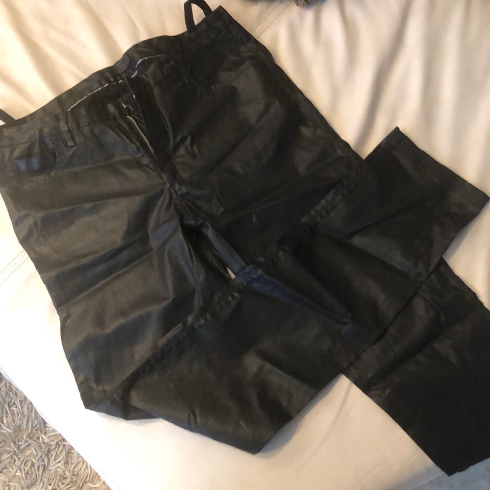 Costume National Faux Leather Pants
